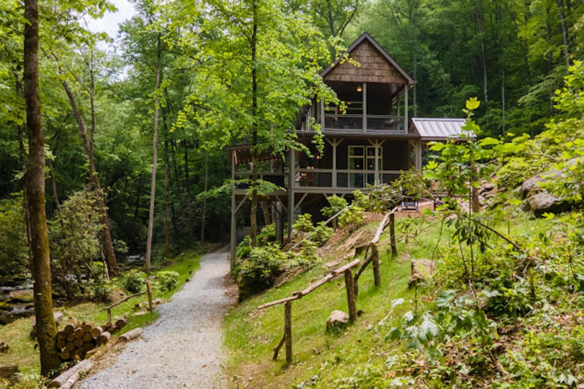 Creel Lodge At Middle Creek Otto Экстерьер фото